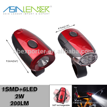 Beide Enden mit LED 360 Grad Einstellbare AAA Batterie Stromversorgung LED Lampe Für Bike